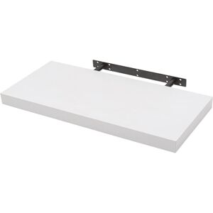 High Gloss Floating Shelf Shelves Display Unit Wall Mounted bookcases 1 x White 40 cm - Woltu High Gloss Floating Shelf Shelves Display Unit Wall Mounted bookcases 1 x White 40 cm - Woltu