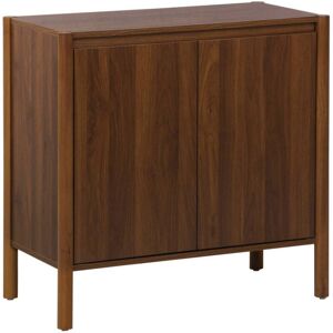 SWEEEK Wood decor buffet 2 doors 80cm, Harmony, Walnut, 80x42x78 cm SWEEEK Wood decor buffet 2 doors 80cm, Harmony, Walnut, 80x42x78 cm
