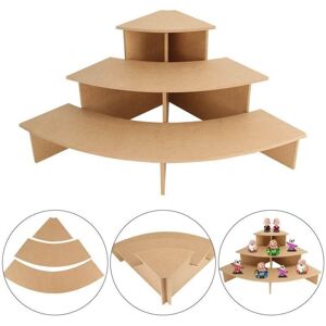Youyijia 3 Tier Craft Fair Table Corner Display Stand Make Up Shelf MDF Table Display Unit POS Point of Sale Display Stand for Retail Counter Shop Youyijia 3 Tier Craft Fair Table Corner Display Stand Make Up Shelf MDF Table Display Unit POS Point of Sale Display Stand for Retail Counter Shop