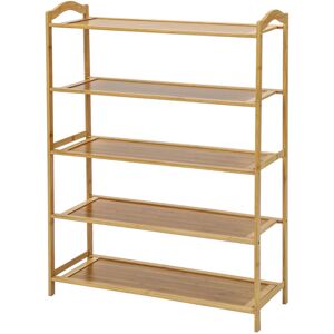 Youyijia Bamboo Shoe Rack 5-Tier Shoes Storage 67 X 23 X 85cm Large Storage Capacity Multipurpose Shelf Wood Footwear Shelves Plant Display Stand for Youyijia Bamboo Shoe Rack 5-Tier Shoes Storage 67 X 23 X 85cm Large Storage Capacity Multipurpose Shelf Wood Footwear Shelves Plant Display Stand for
