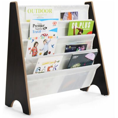 Costway - 4 Tier Kids Baby Bookshelf Magazine Rack Book Storage Display Organizer Holder Costway - 4 Tier Kids Baby Bookshelf Magazine Rack Book Storage Display Organizer Holder