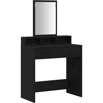 Vidaxl Black Oak 79x41x140cm Dressing Table - Dresser Vidaxl Black Oak 79x41x140cm Dressing Table - Dresser