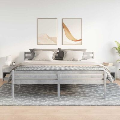 vidaXL Nightstand 2 pcs. with Drawer Concrete Gray 39x28x41 cm Brown vidaXL Nightstand 2 pcs. with Drawer Concrete Gray 39x28x41 cm Brown