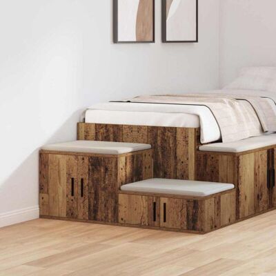 Vidaxl Rustic Wooden Storage Cabinet 118x41x40 cm Vidaxl Rustic Wooden Storage Cabinet 118x41x40 cm