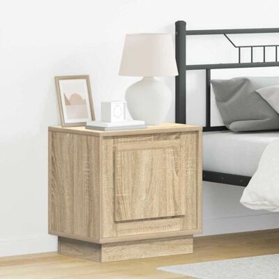 vidaXL Sonoma Wood Nightstands Set - Nightstands vidaXL Sonoma Wood Nightstands Set - Nightstands