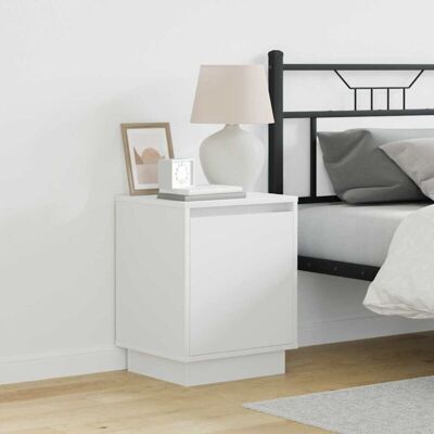 Vidaxl White Wooden Nightstand Set of 2 - Nightstand Set Vidaxl White Wooden Nightstand Set of 2 - Nightstand Set