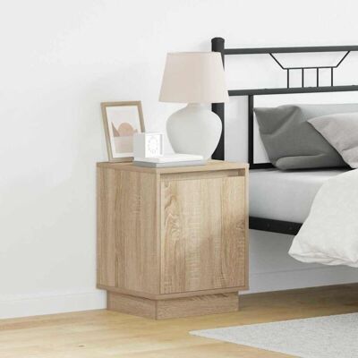 Vidaxl Sonoma Oak Nightstand - Nightstand Vidaxl Sonoma Oak Nightstand - Nightstand
