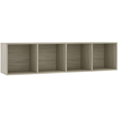 vidaXL Book Cabinet Sonoma Oak - Book Cabinet/TV Cabinet 143x30x36 cm vidaXL Book Cabinet Sonoma Oak - Book Cabinet/TV Cabinet 143x30x36 cm