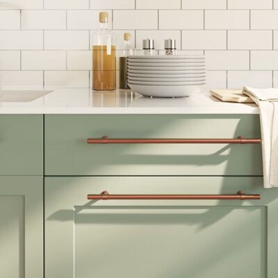 vidaXL Cabinet Handles 20 Pcs. Bronze 320 mm Stainless Steel Brown - Cabinet Handles vidaXL Cabinet Handles 20 Pcs. Bronze 320 mm Stainless Steel Brown - Cabinet Handles