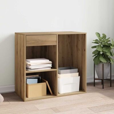 vidaXL Artisan Oak Cosmetic Cabinet - Old Wood - 80x40x75 cm - Cosmetic Cabinet vidaXL Artisan Oak Cosmetic Cabinet - Old Wood - 80x40x75 cm - Cosmetic Cabinet
