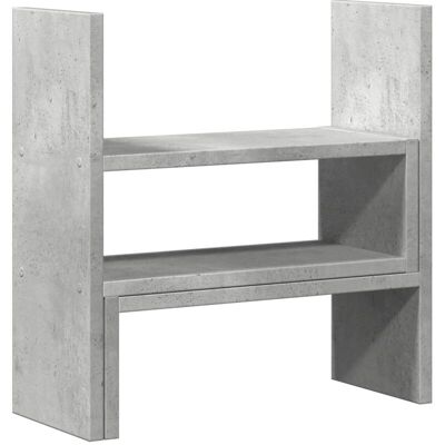 Vidaxl - Desk Organiser Adjustable Concrete Grey 40x17x41 cm Engineered Wood Vidaxl - Desk Organiser Adjustable Concrete Grey 40x17x41 cm Engineered Wood