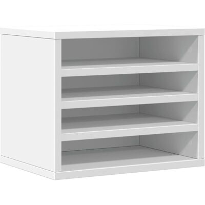 Desk Organiser White 36x26x29.5 cm Engineered wood Vidaxl Desk Organiser White 36x26x29.5 cm Engineered wood Vidaxl