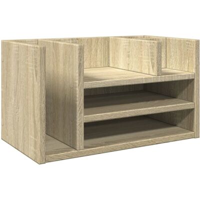 Desk Organiser Sonoma Oak 44.5x24x25 cm Engineered wood Vidaxl Desk Organiser Sonoma Oak 44.5x24x25 cm Engineered wood Vidaxl