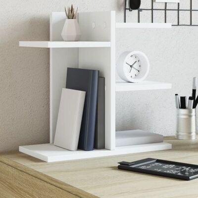 Desk Organiser White 42x21.5x42 cm Engineered wood Vidaxl Desk Organiser White 42x21.5x42 cm Engineered wood Vidaxl