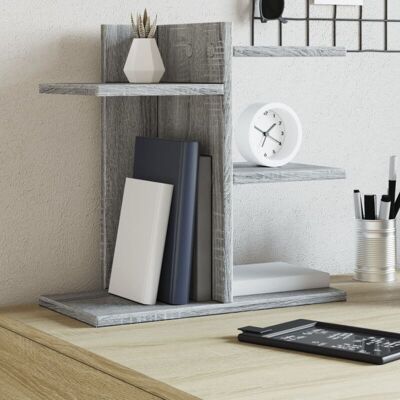 Vidaxl - Desk Organiser Grey Sonoma 42x21.5x42 cm Engineered wood Vidaxl - Desk Organiser Grey Sonoma 42x21.5x42 cm Engineered wood