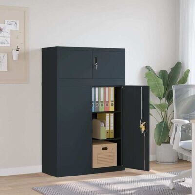vidaXL Model 3188330 - File Cabinet Anthracite Steel vidaXL Model 3188330 - File Cabinet Anthracite Steel