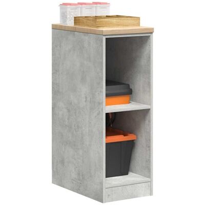 vidaXL Garage Storage Cabinet Grey Pine - Storage Cabinet vidaXL Garage Storage Cabinet Grey Pine - Storage Cabinet