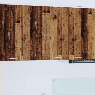 Hanging Cabinet Old Wood 80 x 31 x 80 cm Engineered Wood vidaXL Hanging Cabinet Old Wood 80 x 31 x 80 cm Engineered Wood vidaXL