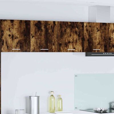 Hanging Cabinet Smoked Oak 80 x 31 x 40 cm Engineered Wood vidaXL Hanging Cabinet Smoked Oak 80 x 31 x 40 cm Engineered Wood vidaXL