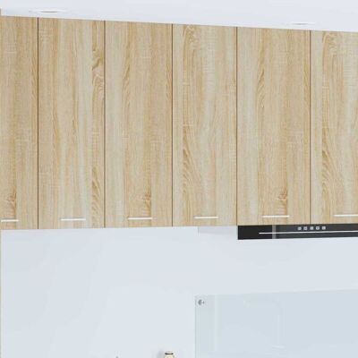 Hanging Cabinet Sonoma Oak 60 x 31 x 80 cm Engineered Wood vidaXL Hanging Cabinet Sonoma Oak 60 x 31 x 80 cm Engineered Wood vidaXL