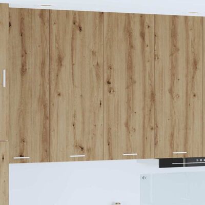 Hanging Cabinet Artisan Oak 80 x 31 x 100 cm Engineered Wood vidaXL Hanging Cabinet Artisan Oak 80 x 31 x 100 cm Engineered Wood vidaXL