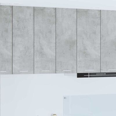 Hanging Cabinet Concrete Grey 60 x 31 x 80 cm Engineered Wood vidaXL Hanging Cabinet Concrete Grey 60 x 31 x 80 cm Engineered Wood vidaXL
