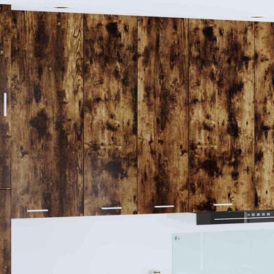 Hanging Cabinet Smoked Oak 60 x 31 x 100 cm Engineered Wood vidaXL Hanging Cabinet Smoked Oak 60 x 31 x 100 cm Engineered Wood vidaXL
