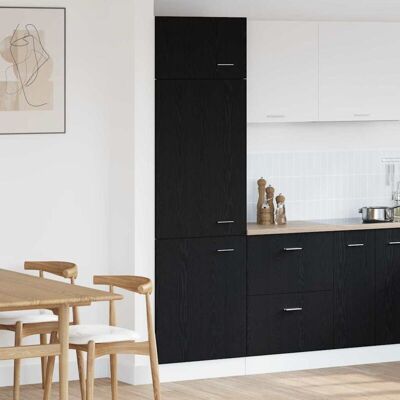 vidaXL Kitchen Cabinet Black Eiche - Modern, Compact Storage vidaXL Kitchen Cabinet Black Eiche - Modern, Compact Storage