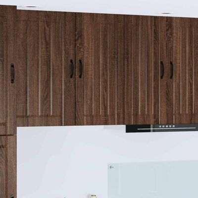 Dishwasher Panel Lucca Brown Oak 40 x 31 x 80 cm vidaXL Dishwasher Panel Lucca Brown Oak 40 x 31 x 80 cm vidaXL