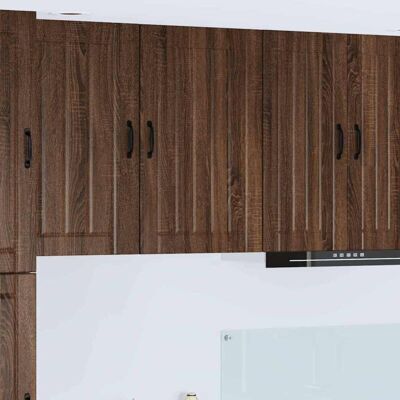 Dishwasher Panel Lucca Brown Oak 50 x 31 x 80 cm vidaXL Dishwasher Panel Lucca Brown Oak 50 x 31 x 80 cm vidaXL