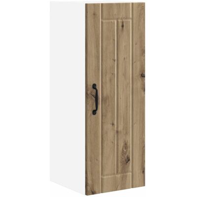 Kitchen Wall Cabinet Lucca Artisan Oak 30 x 31 x 80 cm vidaXL Kitchen Wall Cabinet Lucca Artisan Oak 30 x 31 x 80 cm vidaXL