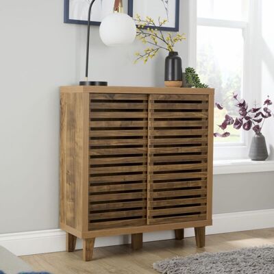 HOME SOURCE Luna Sideboard 2 Doors Storage Cupboard Highboard Side Cabinet Unit Furniture HOME SOURCE Luna Sideboard 2 Doors Storage Cupboard Highboard Side Cabinet Unit Furniture