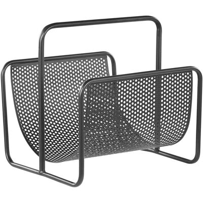 Beliani Magazine Rack Black Iron 30x32x33 - Magazine Rack Beliani Magazine Rack Black Iron 30x32x33 - Magazine Rack