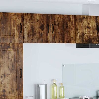 Kitchen Cabinet with Storage Kalmar Smoked Oak 40 x 31 x 40 cm vidaXL Kitchen Cabinet with Storage Kalmar Smoked Oak 40 x 31 x 40 cm vidaXL
