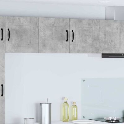 Kitchen Cabinet Kalmar Concrete Grey 80 x 31 x 40 cm vidaXL Kitchen Cabinet Kalmar Concrete Grey 80 x 31 x 40 cm vidaXL