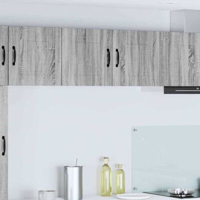 Kitchen Cabinet with Storage Kalmar Grey Sonoma 80 x 31 x 40 cm vidaXL Kitchen Cabinet with Storage Kalmar Grey Sonoma 80 x 31 x 40 cm vidaXL