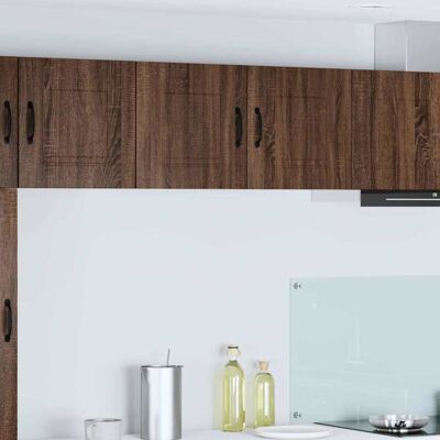 Kitchen Cabinet with Storage Kalmar Brown Oak 80 x 31 x 40 cm vidaXL Kitchen Cabinet with Storage Kalmar Brown Oak 80 x 31 x 40 cm vidaXL