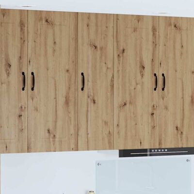 Kitchen Cabinet Kalmar Artisan Oak 30 x 31 x 100 cm vidaXL Kitchen Cabinet Kalmar Artisan Oak 30 x 31 x 100 cm vidaXL