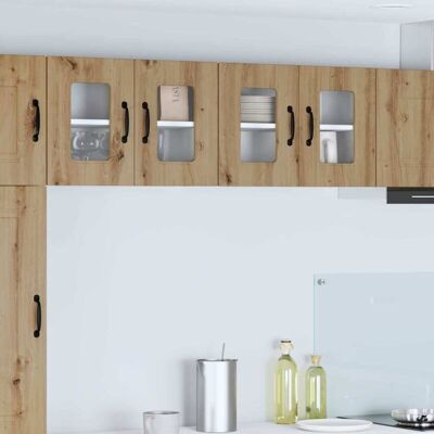 Kitchen Cabinet with Storage Kalmar Artisan Oak 60 x 31 x 40 cm vidaXL Kitchen Cabinet with Storage Kalmar Artisan Oak 60 x 31 x 40 cm vidaXL