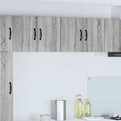 Kitchen Cabinet with Storage Kalmar Grey Sonoma 60 x 31 x 40 cm vidaXL Kitchen Cabinet with Storage Kalmar Grey Sonoma 60 x 31 x 40 cm vidaXL