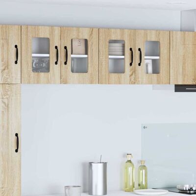 Kitchen Cabinet with Storage Kalmar Sonoma Oak 60 x 31 x 40 cm vidaXL Kitchen Cabinet with Storage Kalmar Sonoma Oak 60 x 31 x 40 cm vidaXL