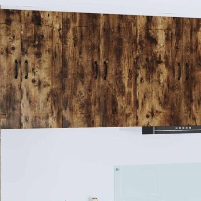 Kitchen Cabinet with Storage Kalmar Smoked Oak 60 x 31 x 80 cm vidaXL Kitchen Cabinet with Storage Kalmar Smoked Oak 60 x 31 x 80 cm vidaXL