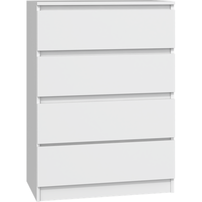 Hucoco T4 Scandinavian Style Chest of Drawers - White Hucoco T4 Scandinavian Style Chest of Drawers - White