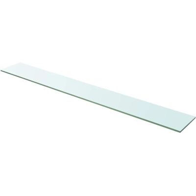 vidaXL Glass Shelf 110x15cm - Safety & Modern Display vidaXL Glass Shelf 110x15cm - Safety & Modern Display