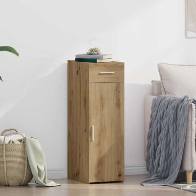 Vidaxl Solid Oak Sideboard 30x42.5x93 cm - Cabinet Vidaxl Solid Oak Sideboard 30x42.5x93 cm - Cabinet