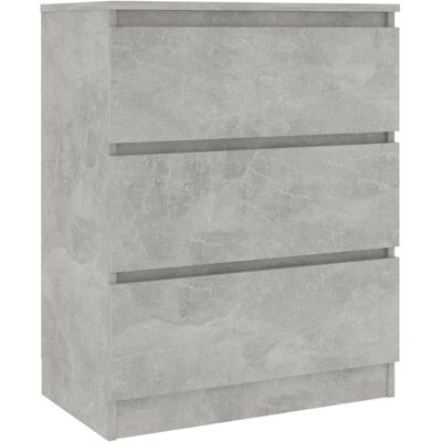 vidaXL Sideboard Concrete Grey Storage Drawer - Side Cabinet vidaXL Sideboard Concrete Grey Storage Drawer - Side Cabinet
