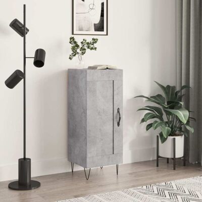 vidaXL Sideboard Concrete Grey - Storage Cabinet - Home Decor vidaXL Sideboard Concrete Grey - Storage Cabinet - Home Decor