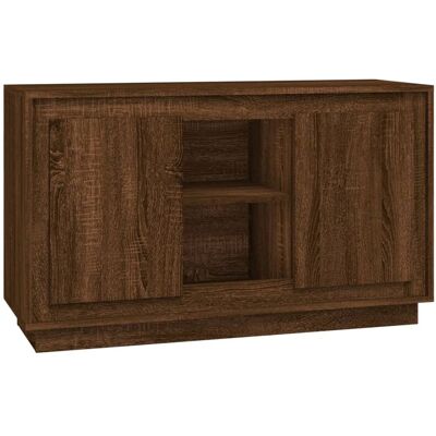 Sideboard Brown Oak 102x35x60 cm Engineered Wood Vidaxl Sideboard Brown Oak 102x35x60 cm Engineered Wood Vidaxl