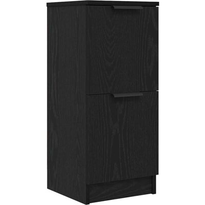 vidaXL Black Oak Sideboard - Storage & Decor vidaXL Black Oak Sideboard - Storage & Decor