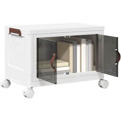 vidaXL Storage Box with Wheels - Stackable - 28 L - 48.5x29.5x33 cm - Storage Container vidaXL Storage Box with Wheels - Stackable - 28 L - 48.5x29.5x33 cm - Storage Container